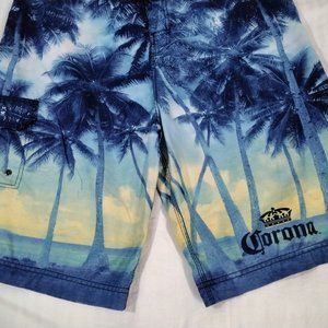 Corona Extra Board Shorts Man Large Bathing Suit Swim Trunks Size 38
